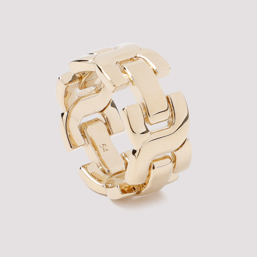 Bright Gold Marcie Brass Ring-3