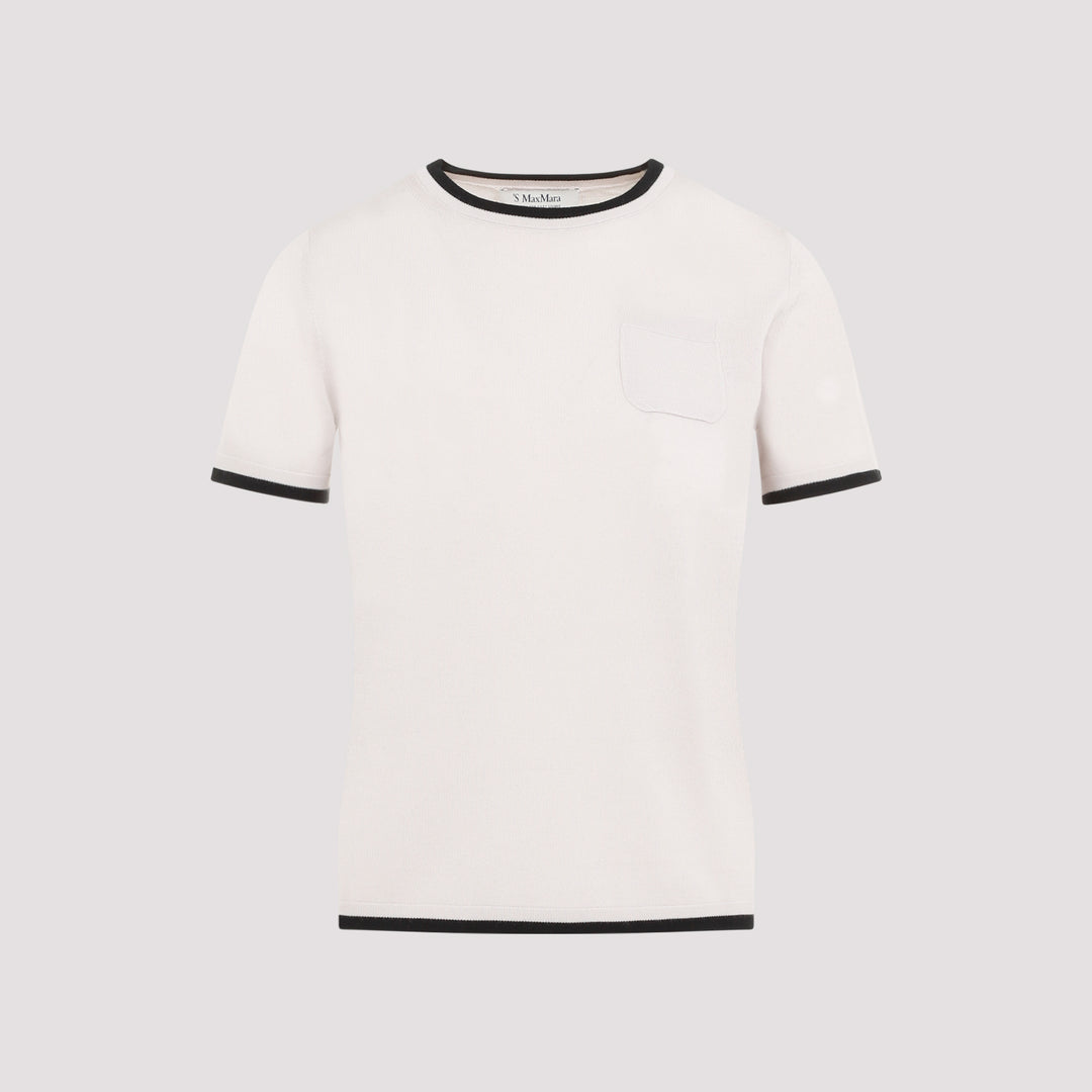 Ecru Egidio Virgin Wool T-shirt-0