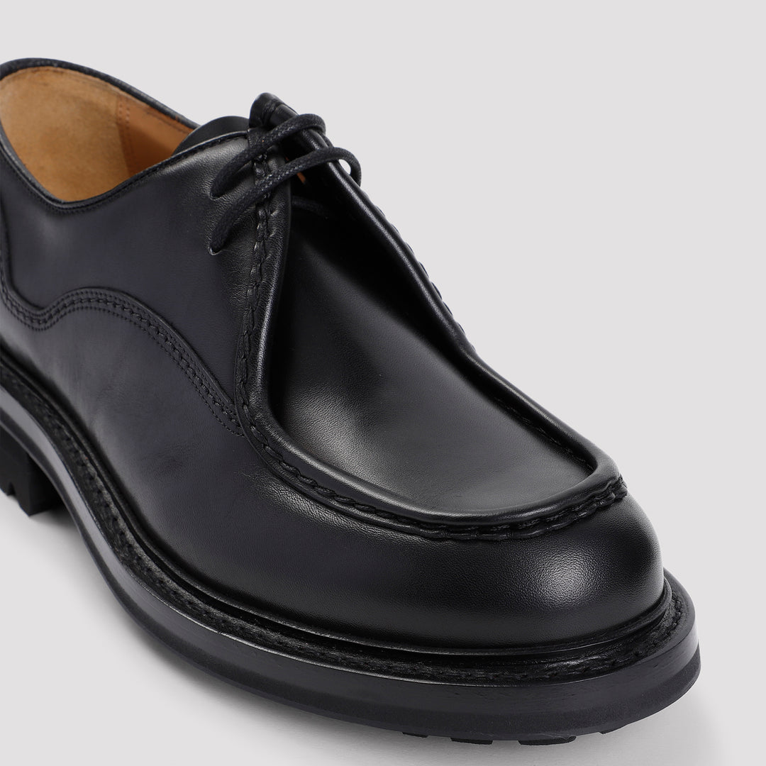 Black Calf Leather Lymington Shoes-5