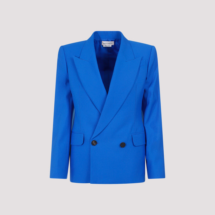 Galactic Blue Wool Jacket-0