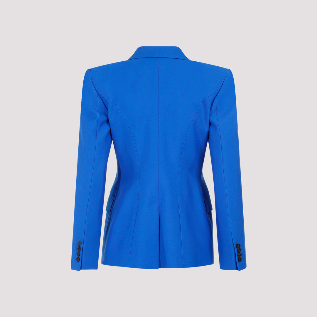 Galactic Blue Wool Jacket-3