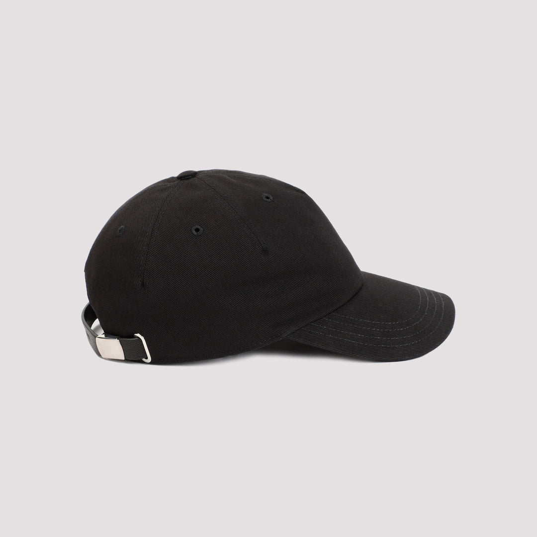 Black Ivory Cotton Hat-3