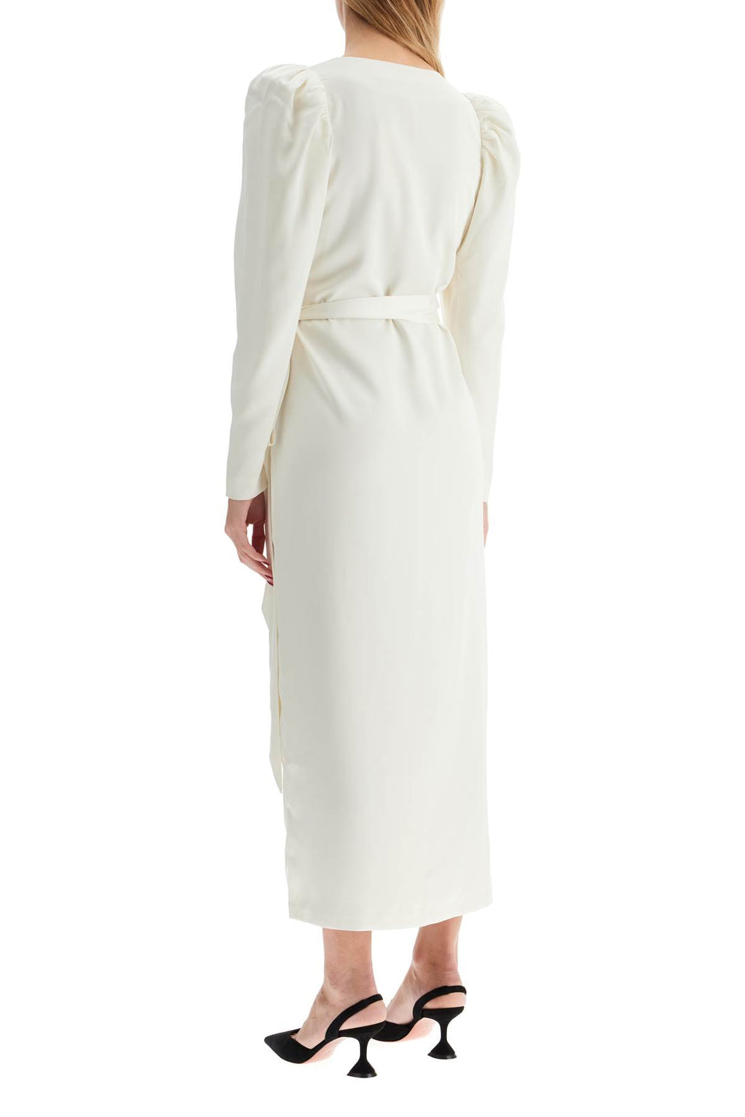 wrap midi dress with a wrap-2