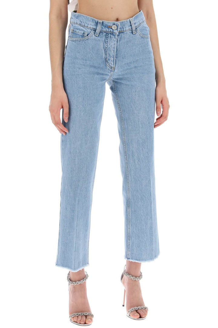 low-waisted cropped jeans-1