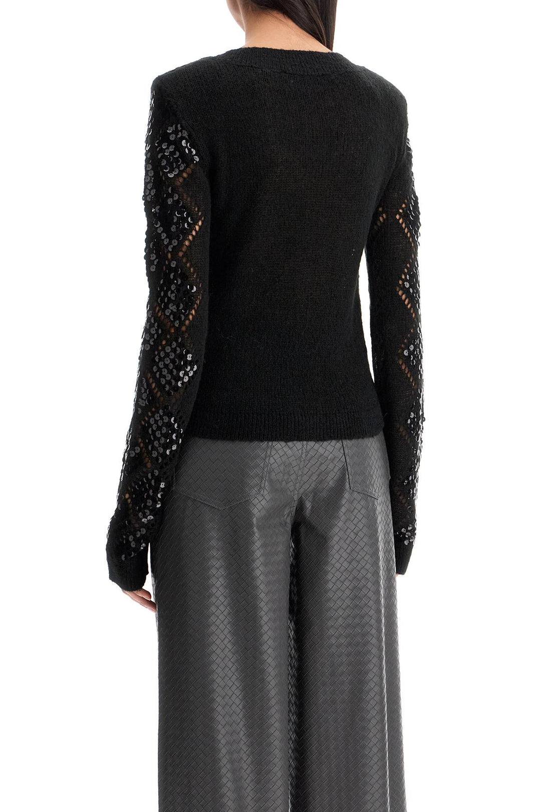 perforated cardigan with-2