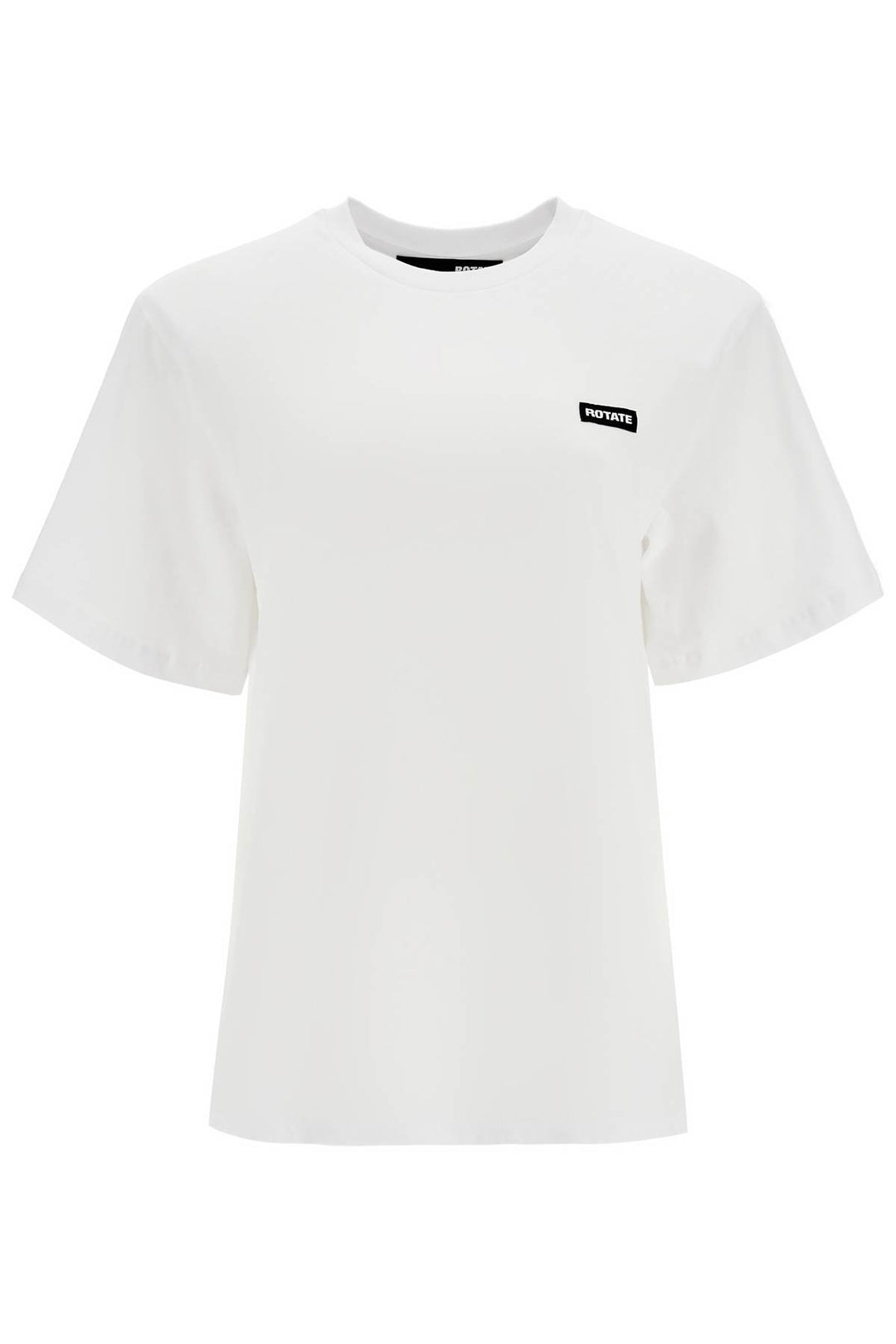 white organic cotton t-shirt with wide neck-0