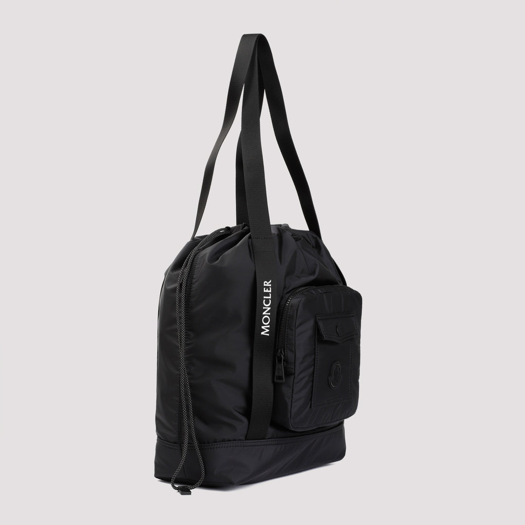 Black Makaio Polyamide Tote Bag-4