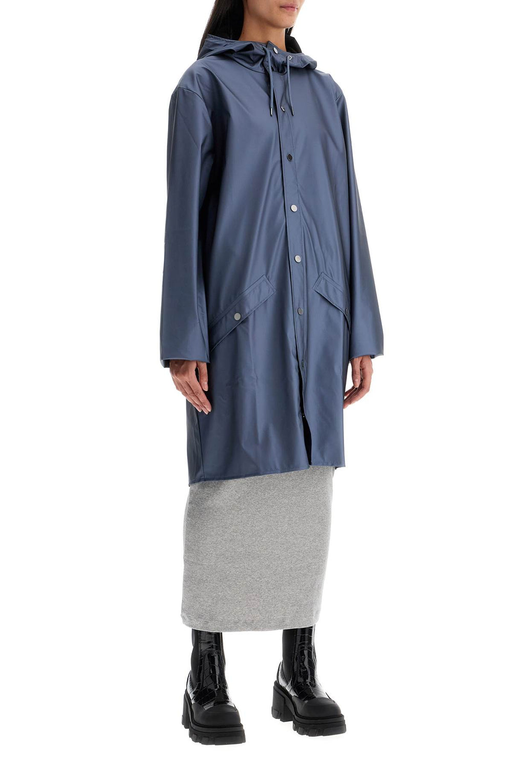 unisex long rain jacket-1