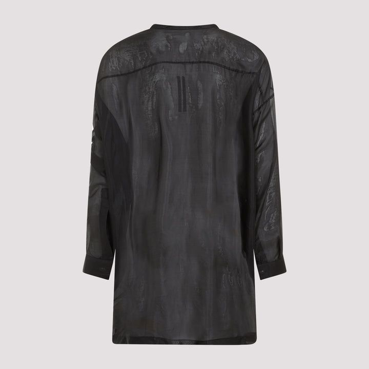 Black Lido Larry Silk Shirt-3