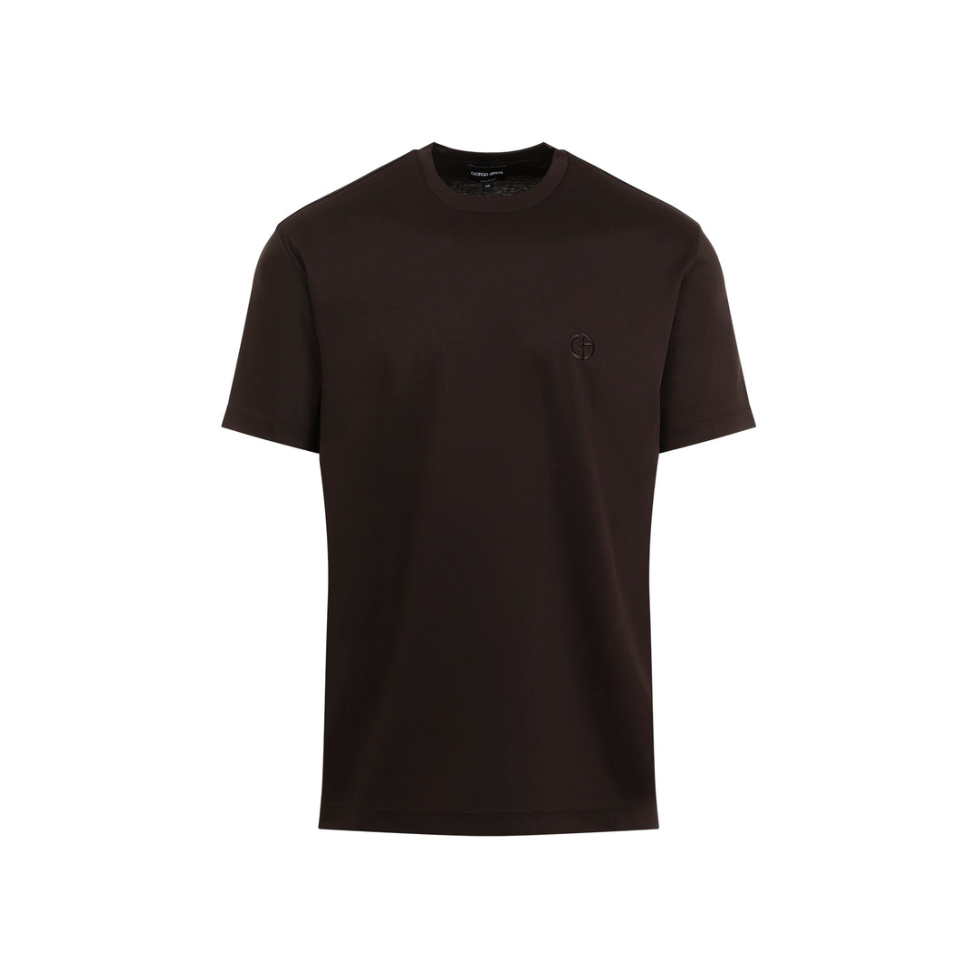 Black Cotton T-Shirt-1