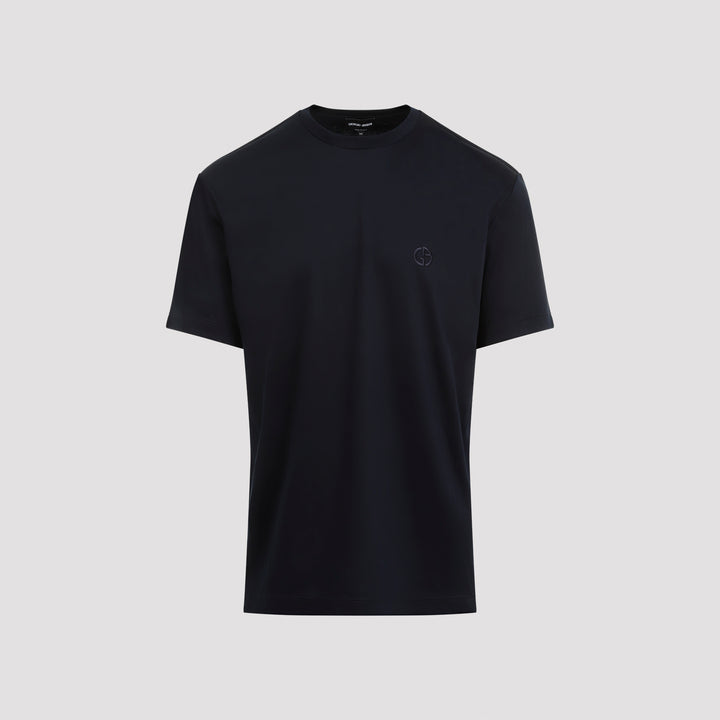 Black Cotton T-Shirt-4