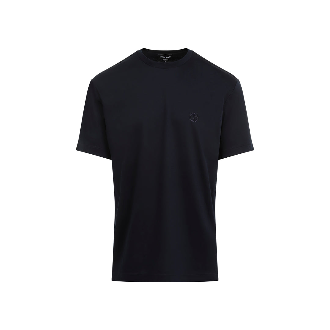 Black Cotton T-Shirt-5