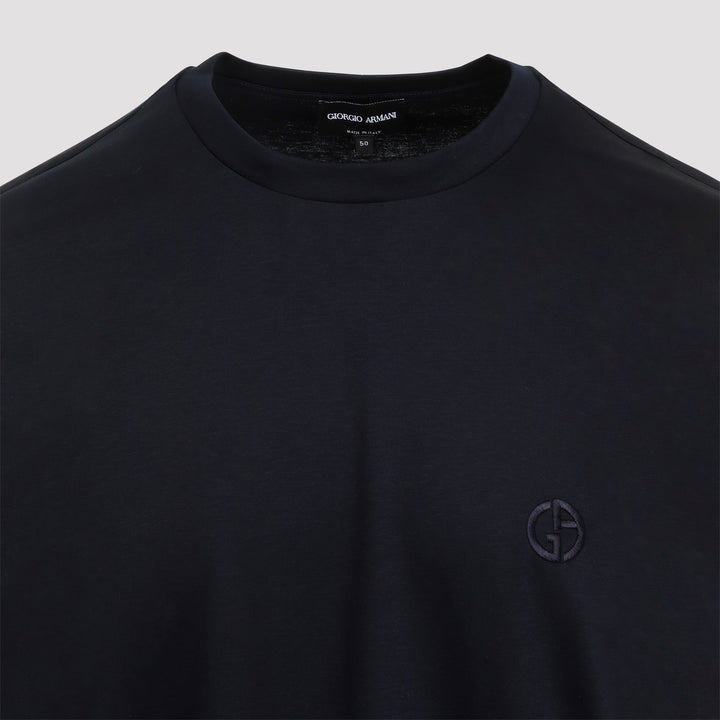 Black Cotton T-Shirt-7