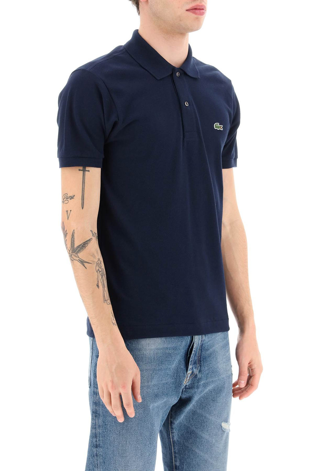 cotton piquet polo-1