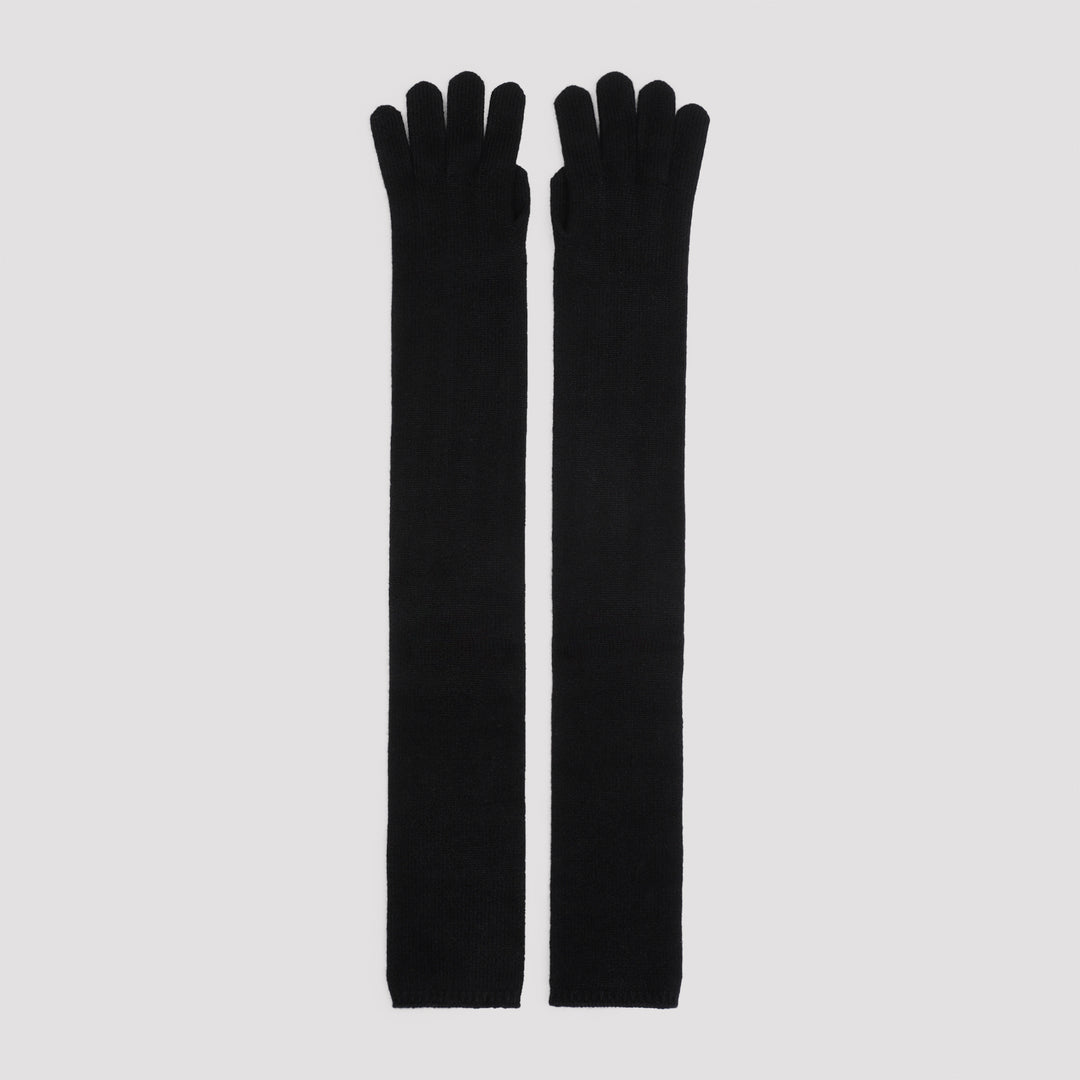 Black Cashmere Timor Gloves-0