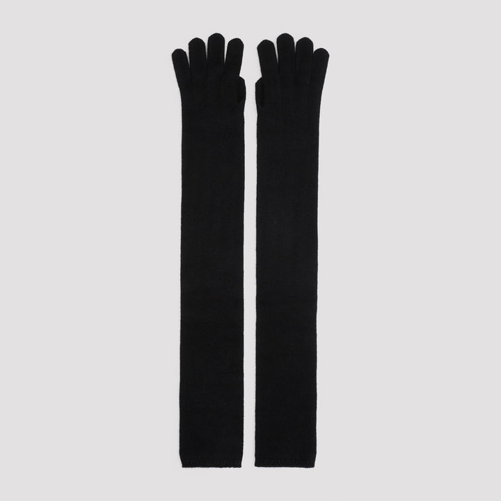 Black Cashmere Timor Gloves-0