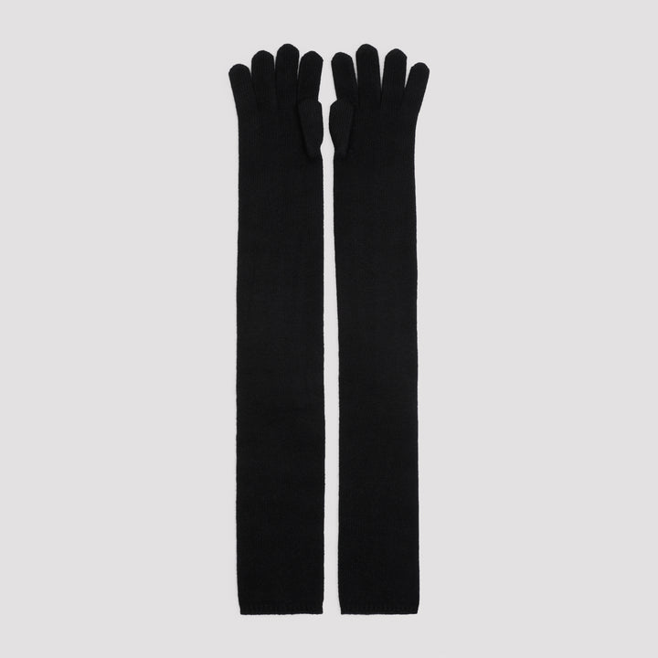 Black Cashmere Timor Gloves-3