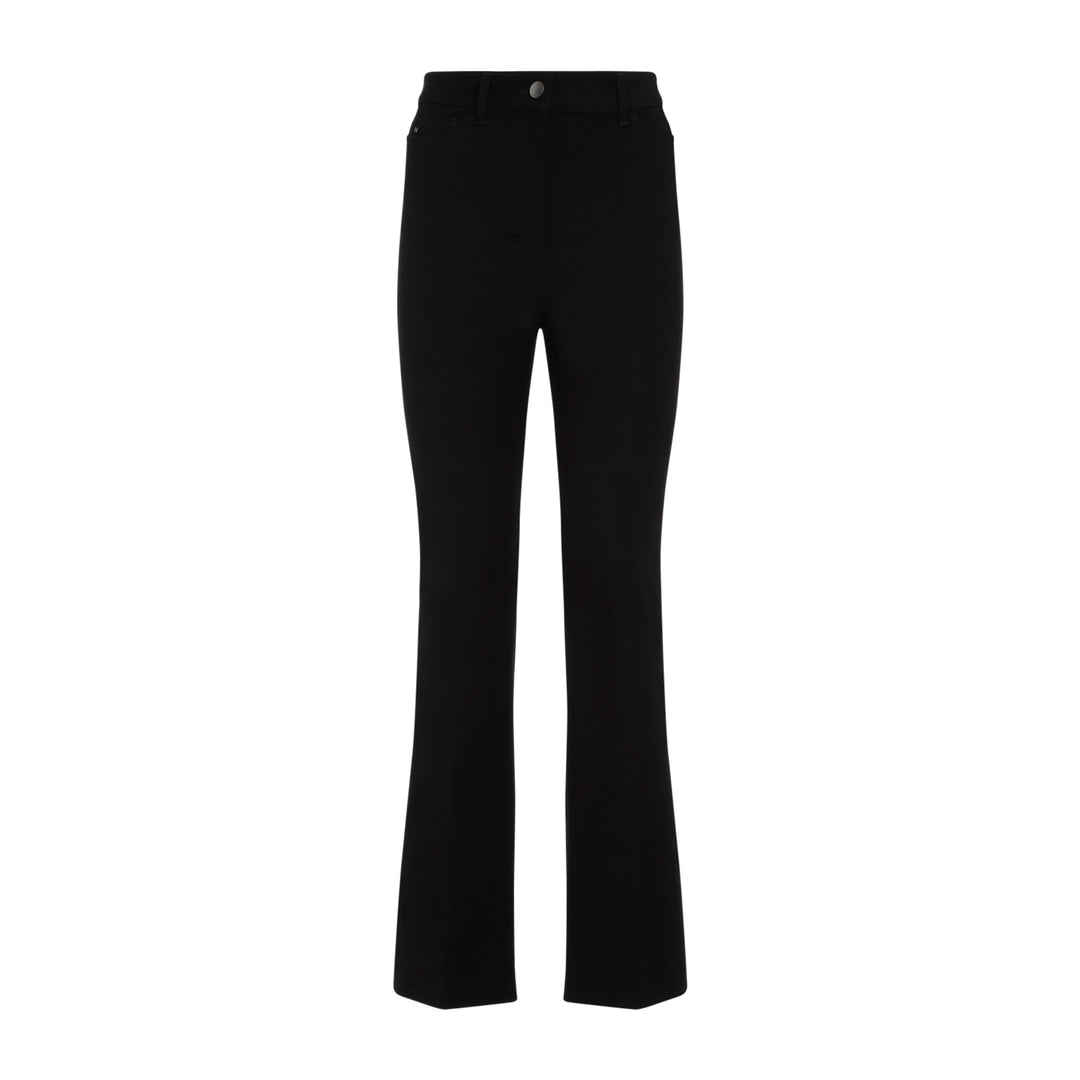 Black Cotton Tabarin Pants-1