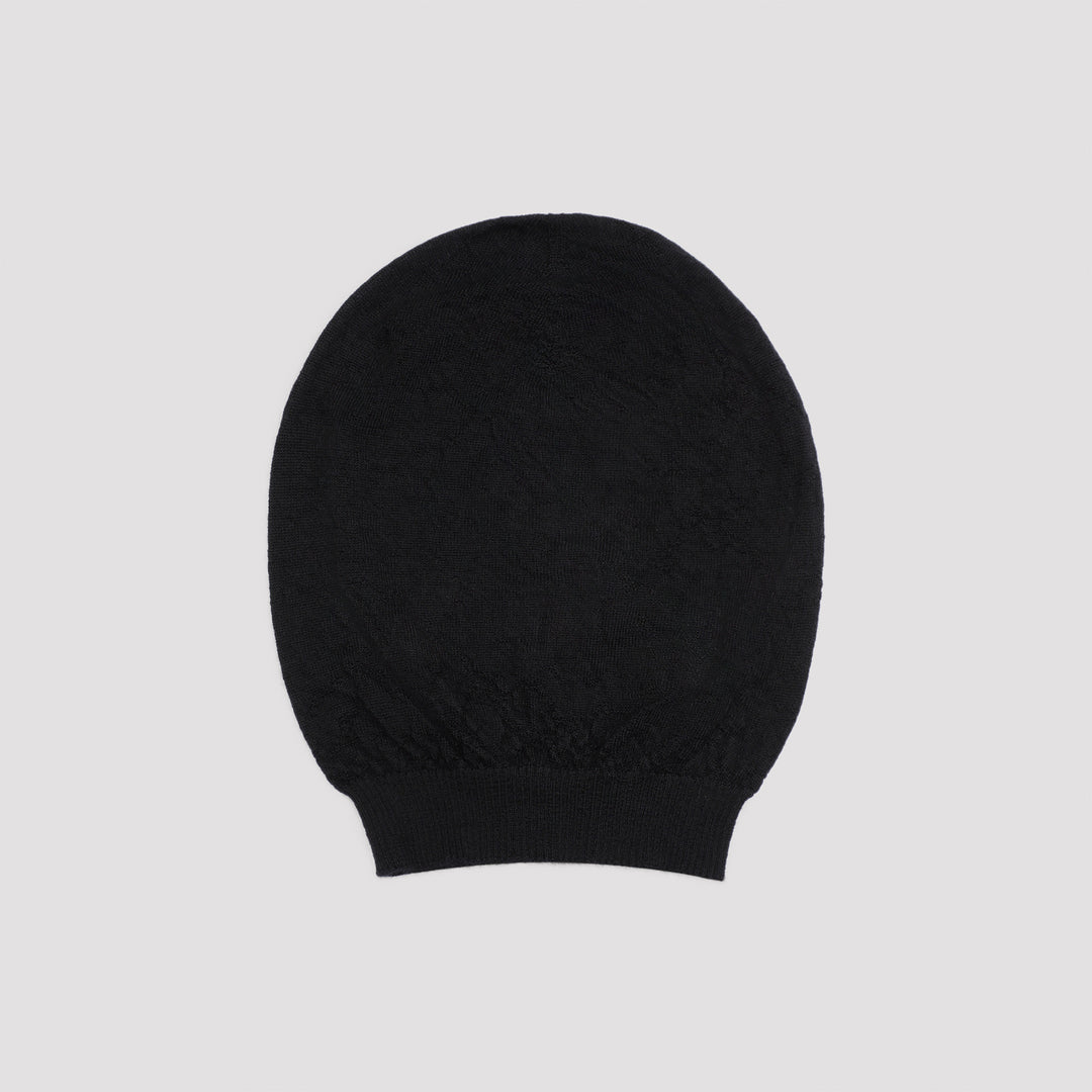 Black Cashmere Medium Hat-0