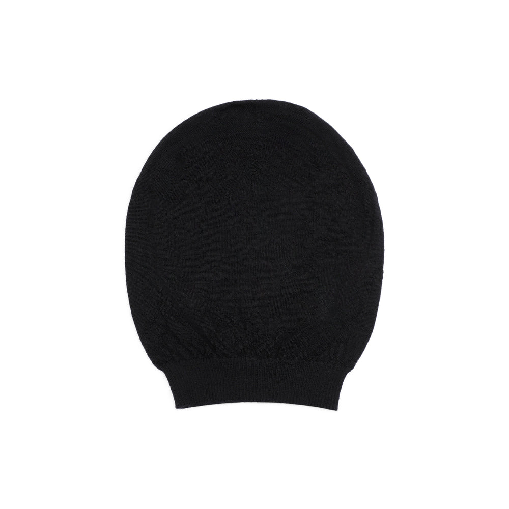 Black Cashmere Medium Hat-1