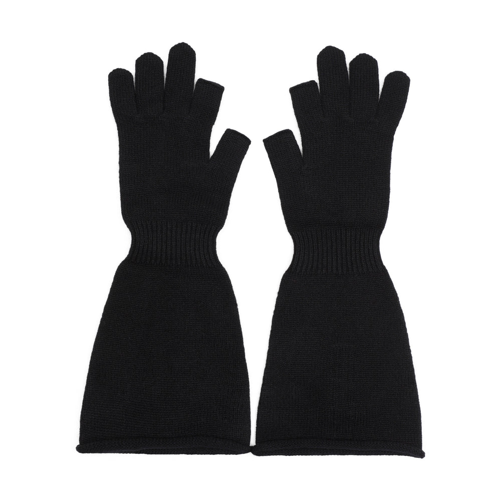 Black Wool Gloves-1