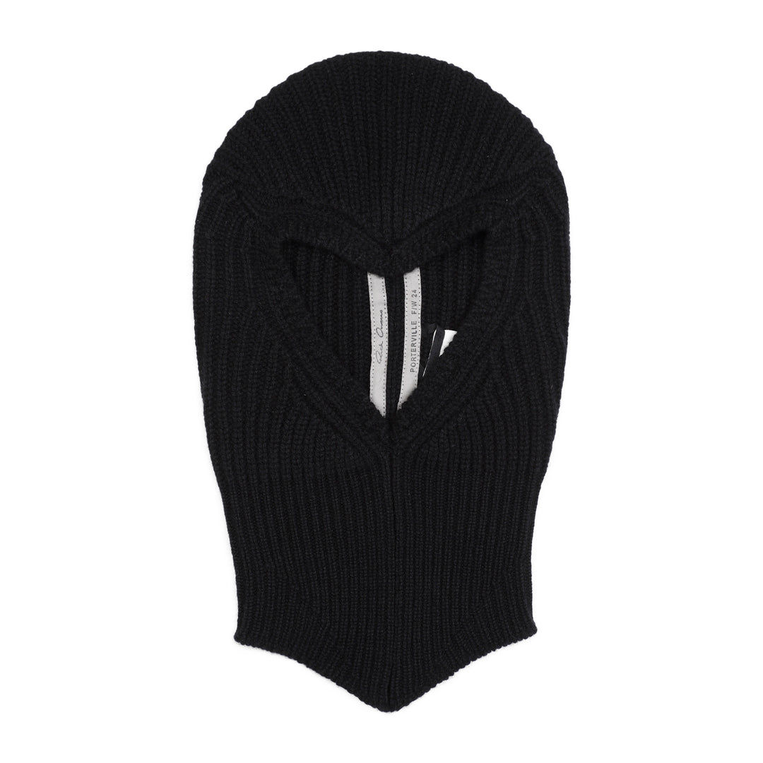 Black Wool Skull Balaclava Hat-1