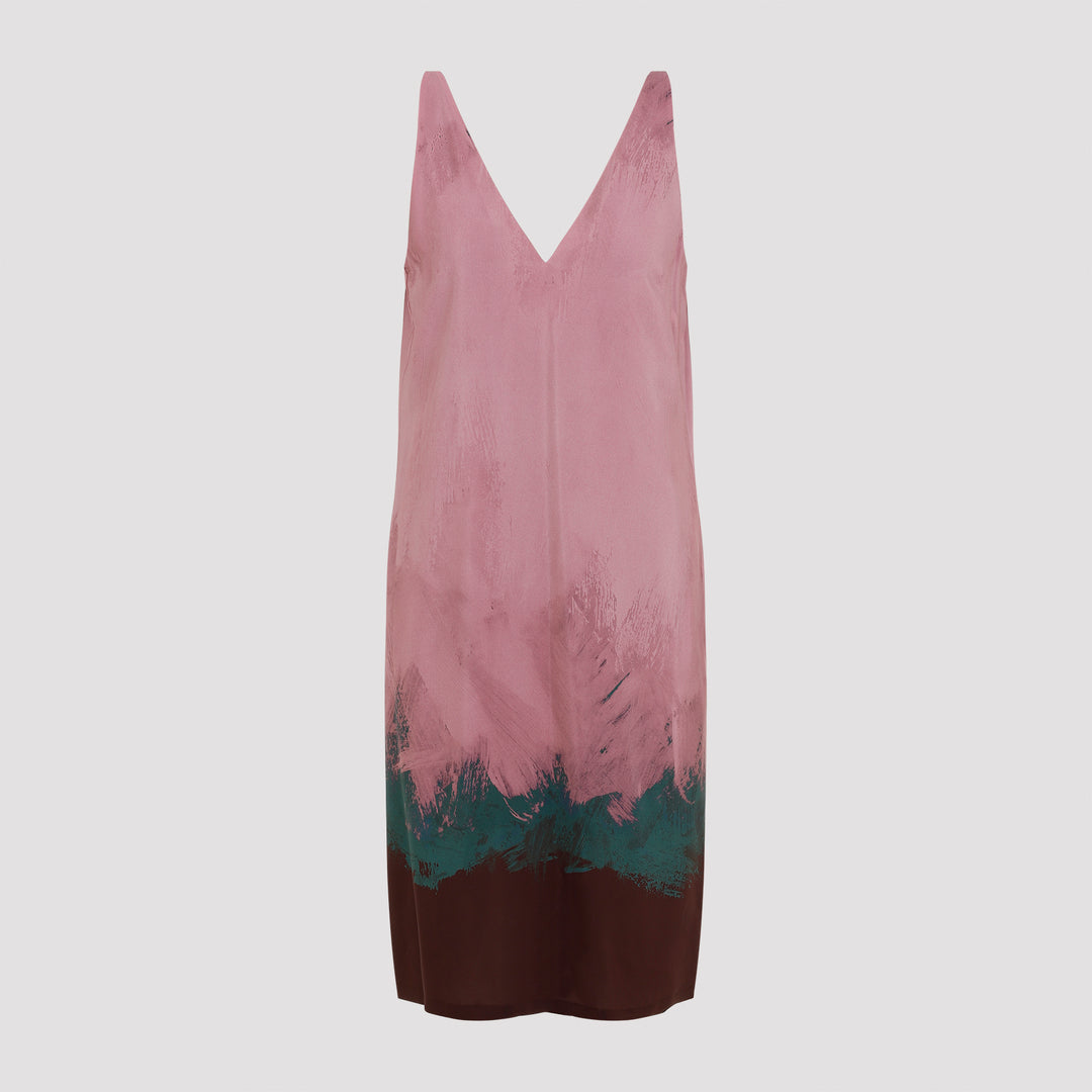 Pink Silk Debbie Dress-0