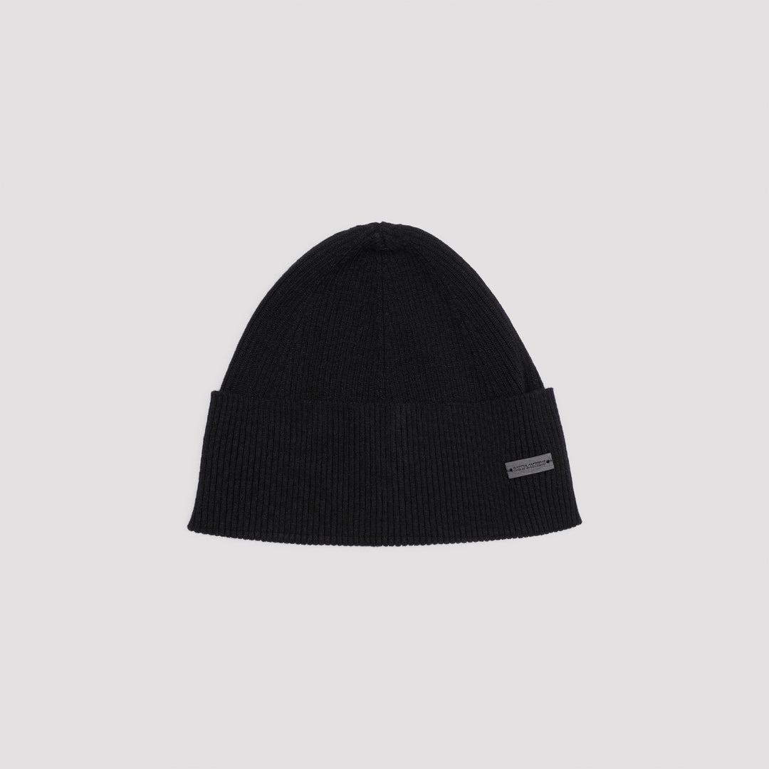 Black Cashmere Hat-0