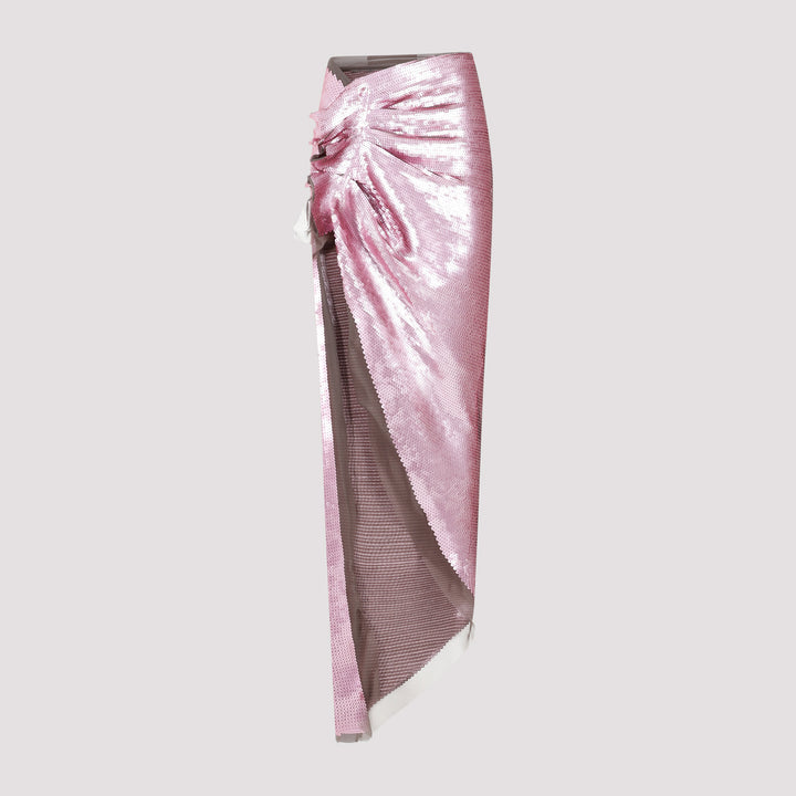 Dust Pink Sequin Edfu Skirt-0