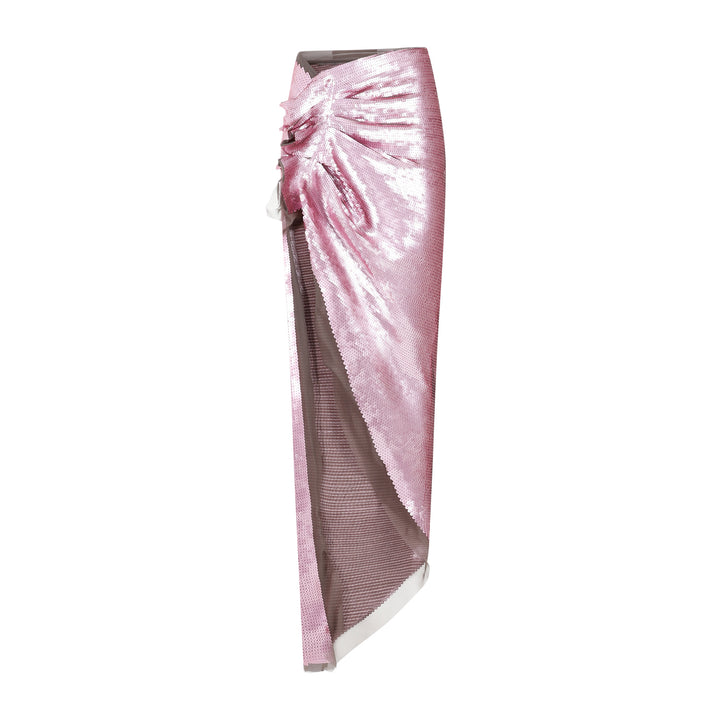 Dust Pink Sequin Edfu Skirt-1