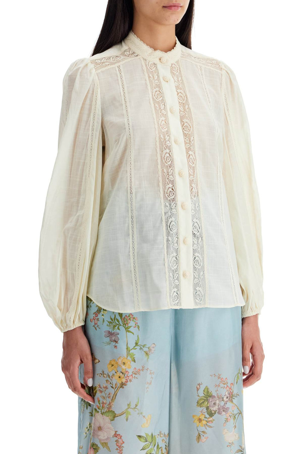 halliday lace-trimmed shirt-1