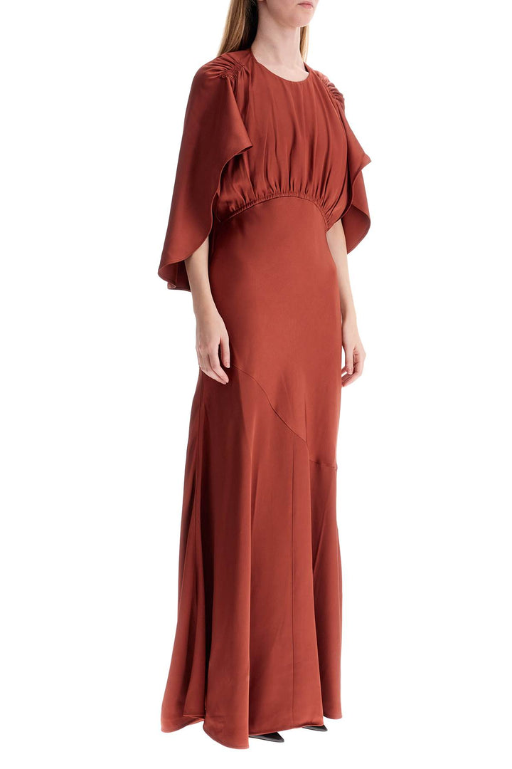 maxi dress eden with cape sleeves-1