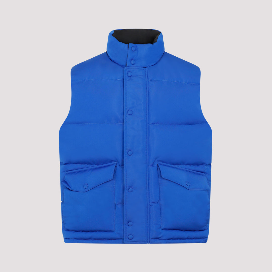 Ultramarine Blue Padded Vest-0