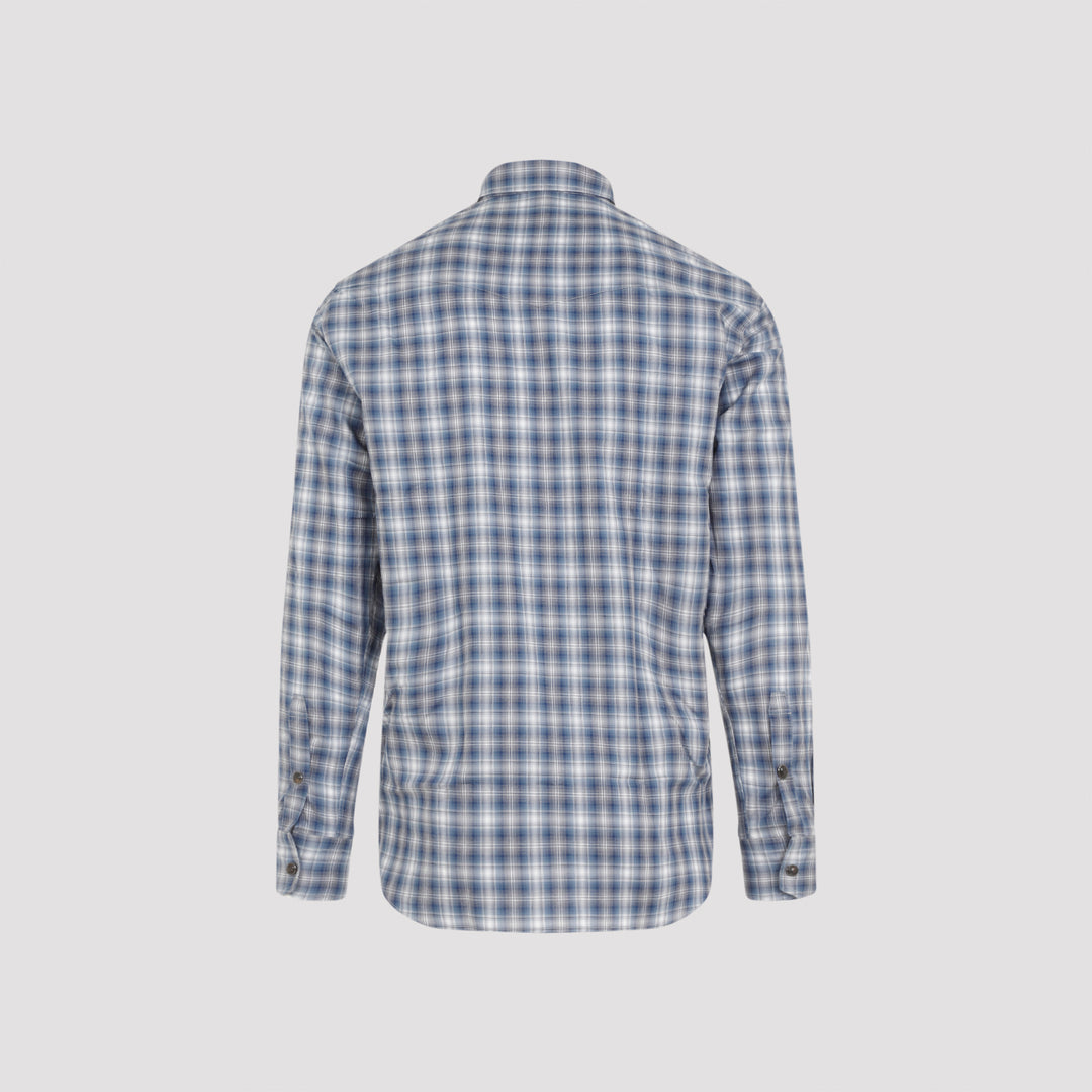 Blue Cotton Shirt-3