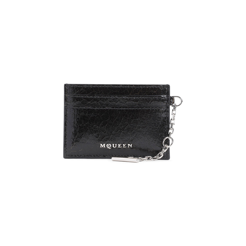 Black Leather Sling Card Holder-1