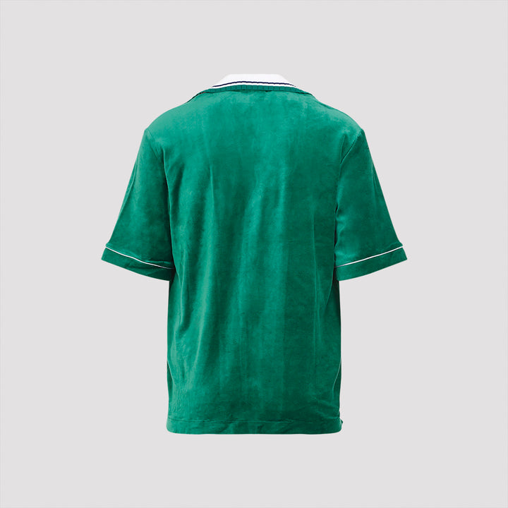 Evergreen Cotton Short Sleeves Velour Shirt-3