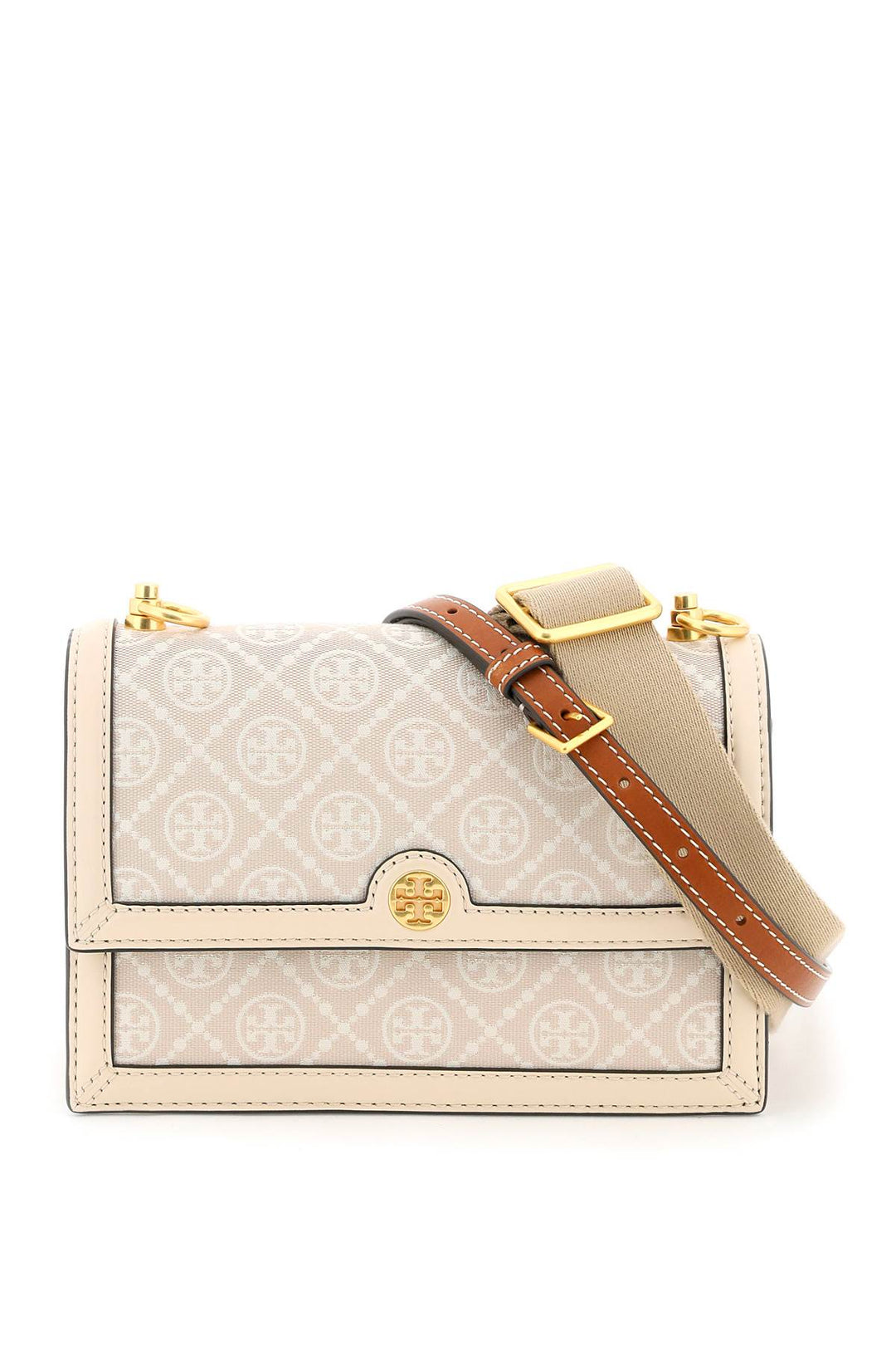 t monogram jacquard shoulder bag-0