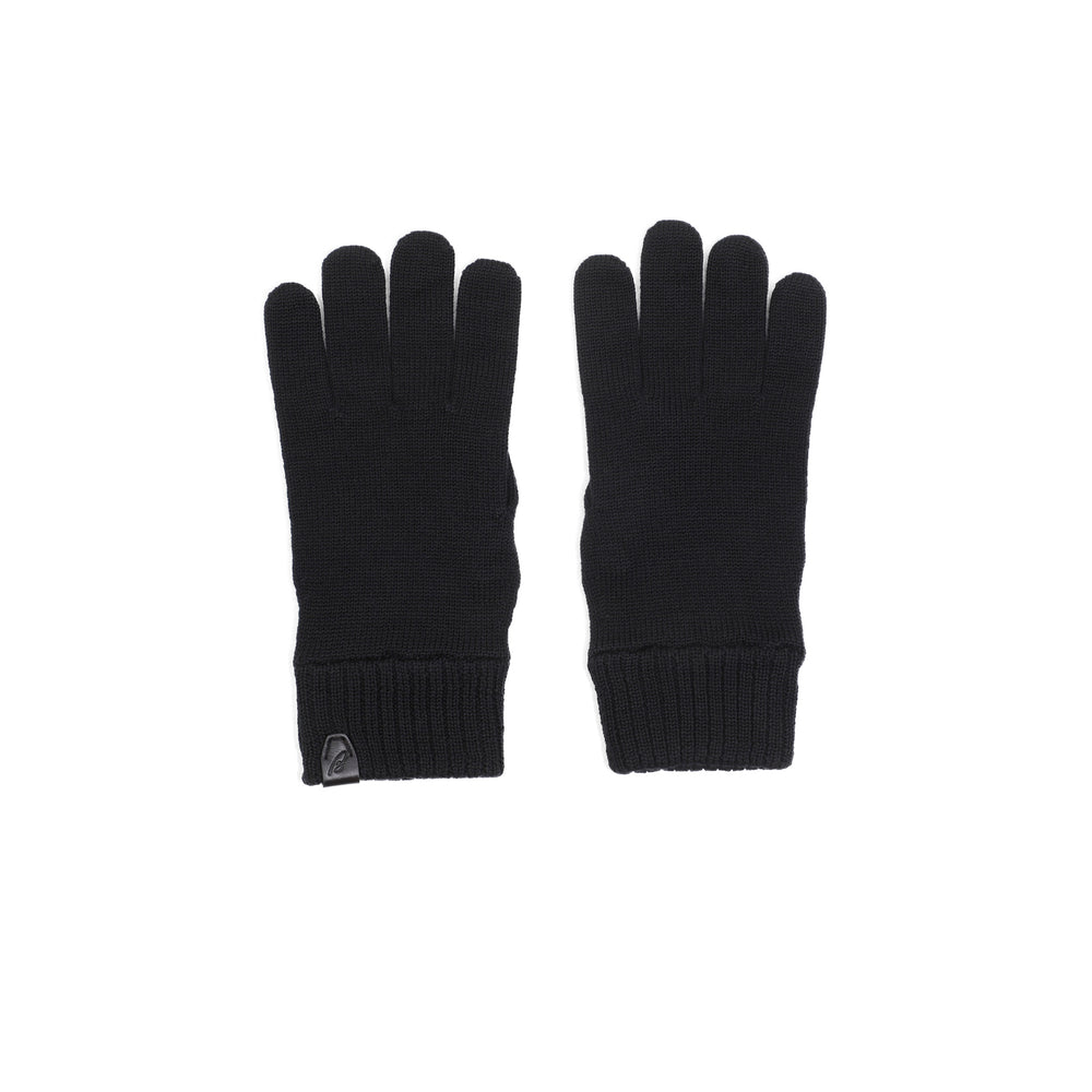 Black Wool Gloves-1