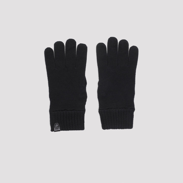 Black Wool Gloves-2