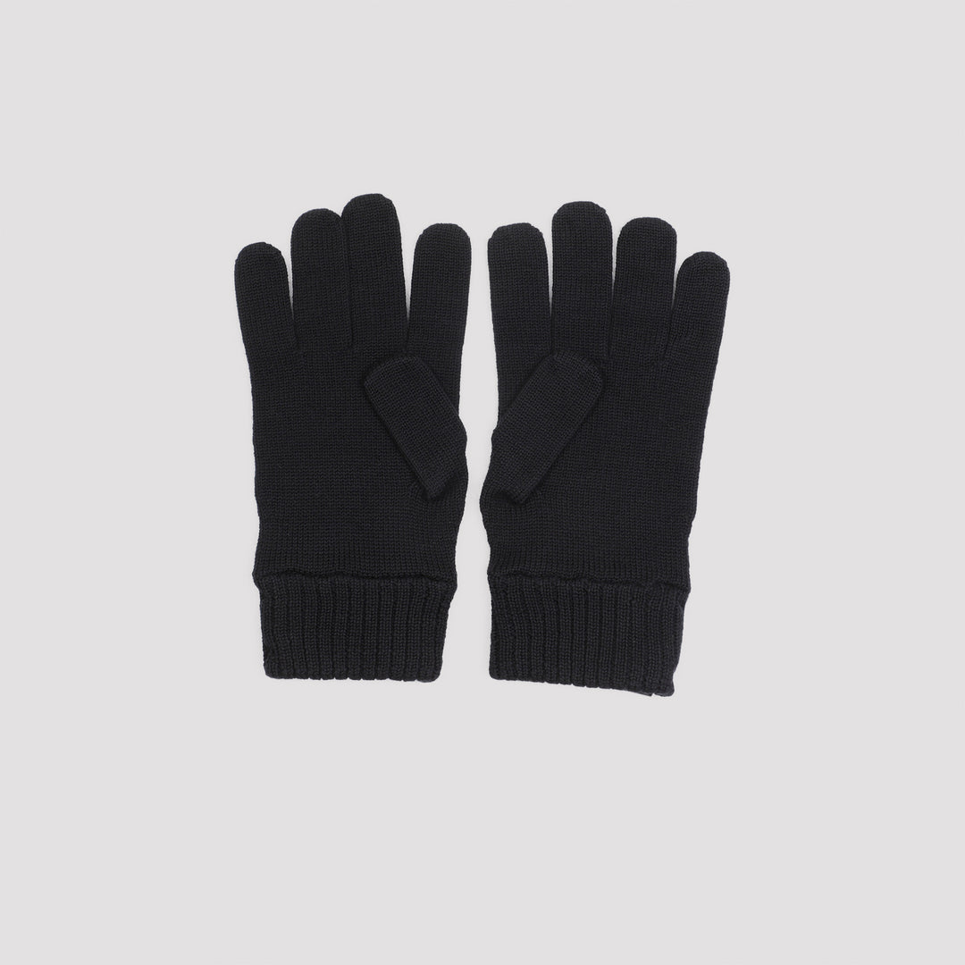 Black Wool Gloves-3