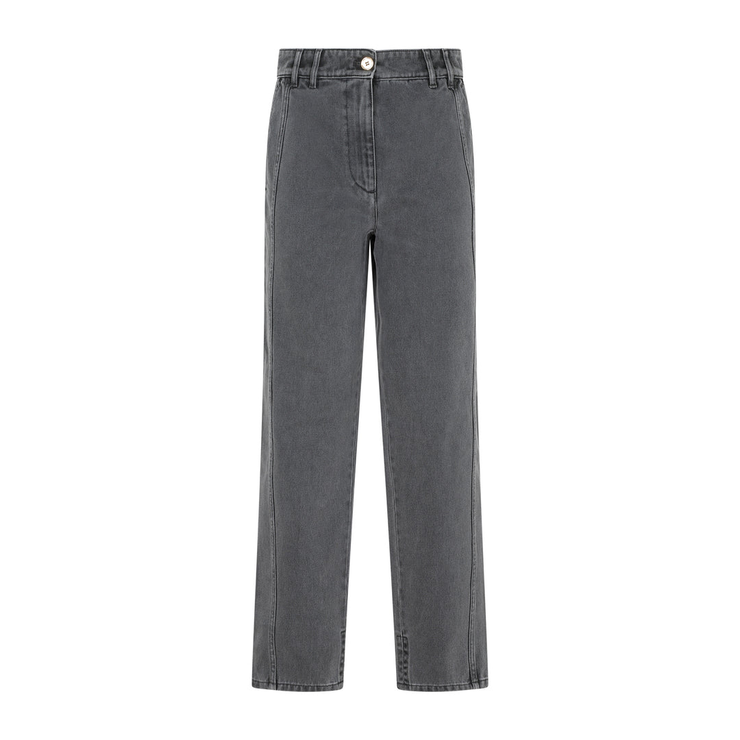 Anthracite Cargo Cotton Trousers-1