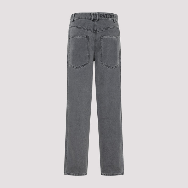 Anthracite Cargo Cotton Trousers-3