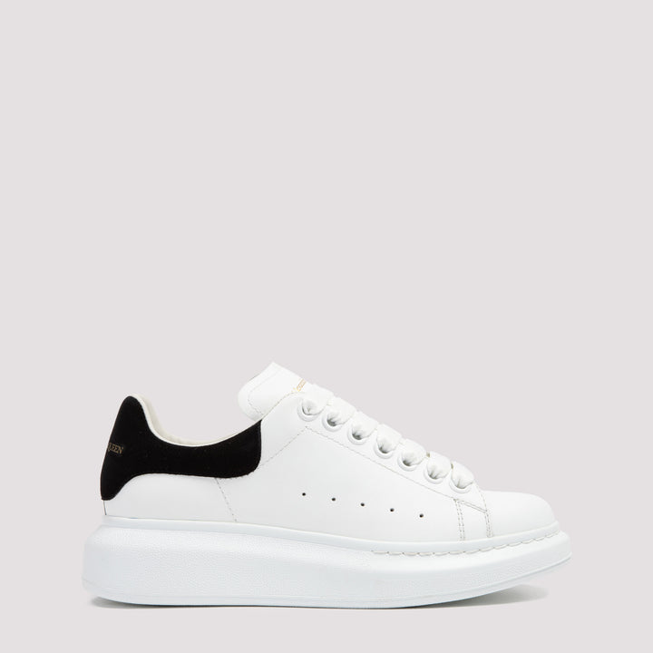 White and Black Oversized Sneakers-0