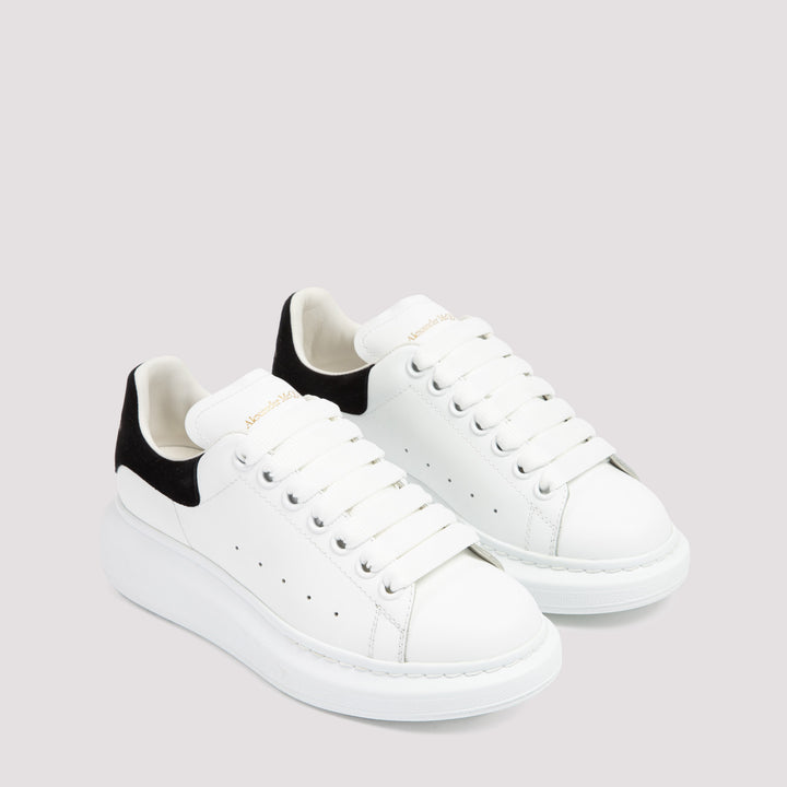 White and Black Oversized Sneakers-4