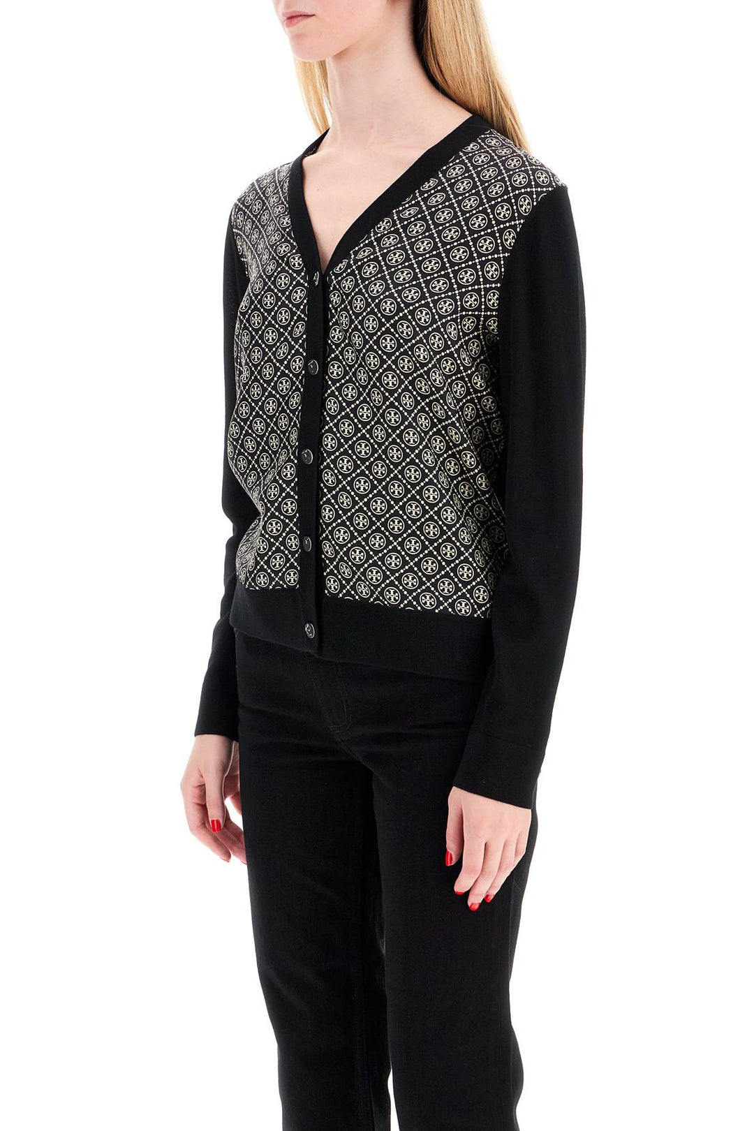 silk insert cardigan with eight-3