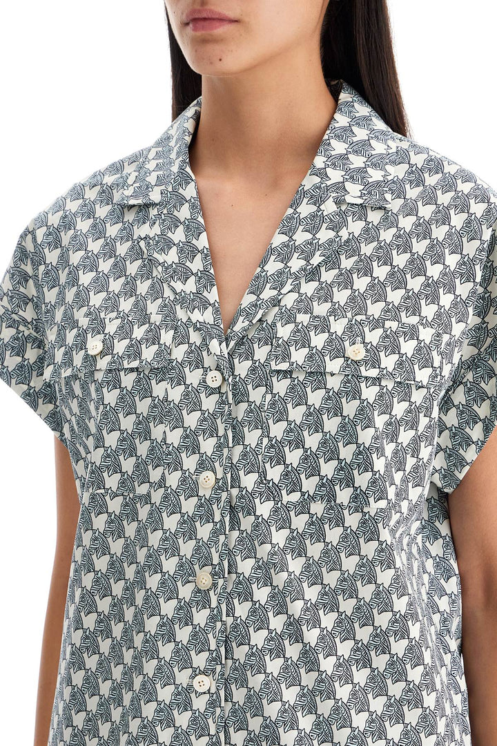 printed poplin camp shirt-3