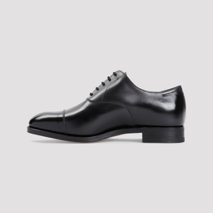 Black City II Calf Leather Oxfords-3