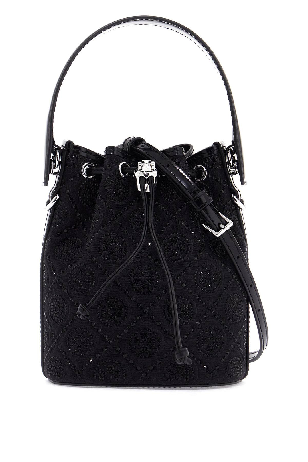 monogram t bucket bag with rhinest-0