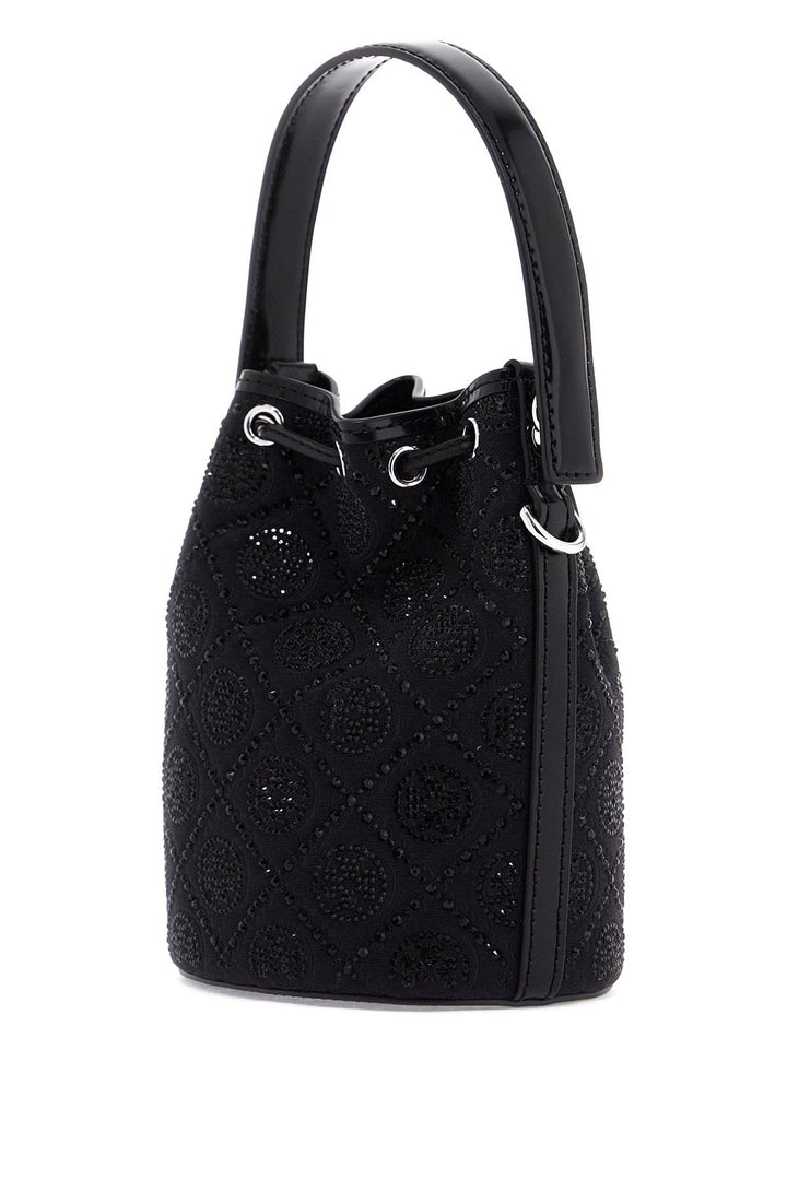 monogram t bucket bag with rhinest-1