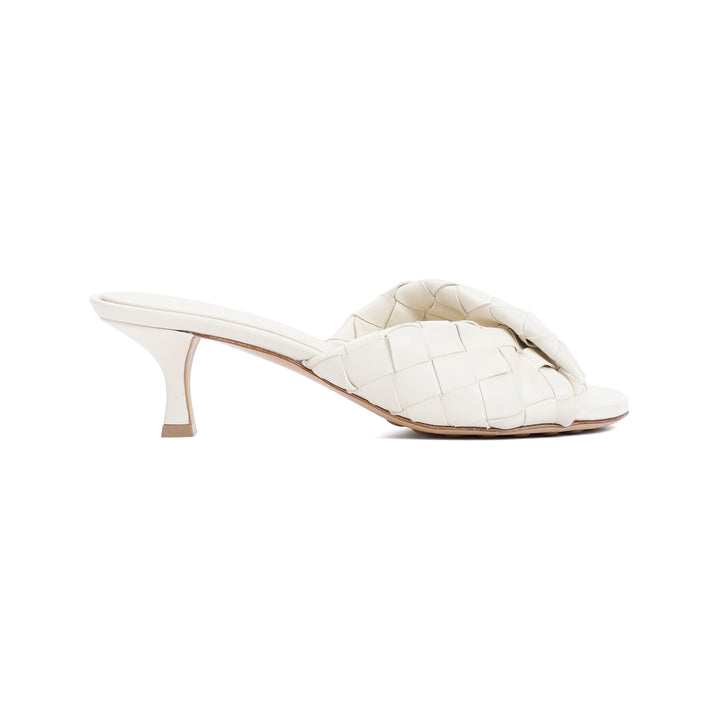 Beige Blink Lamb Leather Mules-1